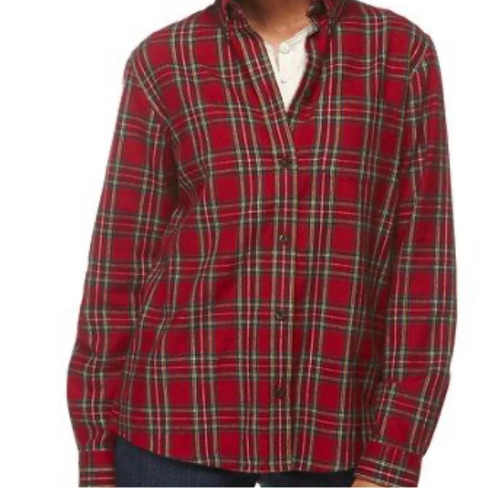 LLBean‎ vintage button down flannel. Men’s XL regular. 100% cotton